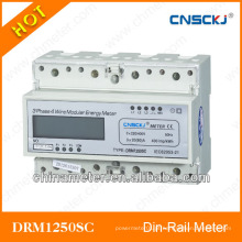DRM 1250SC Display digital trifásico Din-rail Watt-hour Meters